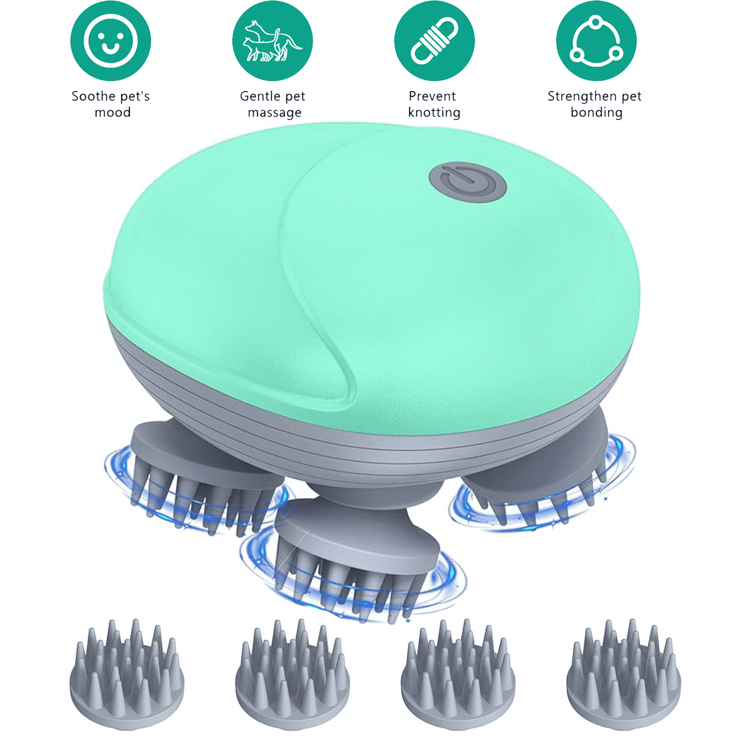 Electric Head,Scalp Massager | 3 Speed Mode .Portable,Scalp Massager for Hair Growth Massager
