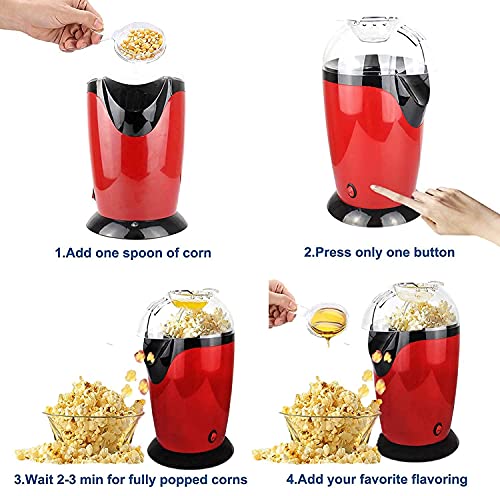 Hot Air Popper – Electric Popcorn Maker (Oil-Free & Healthy Snacking